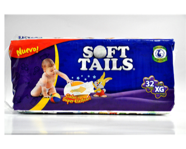 SOFT TAILS PAÑAL XG  C/32 PZ       C/4 - Producto de abarrotes en Super La Bodeguita